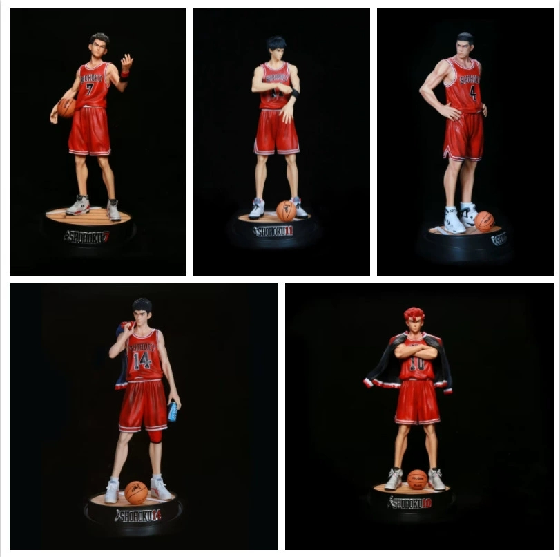 灌篮高手湘北五虎樱木花道流川枫三井寿手办动漫周边公仔摆件