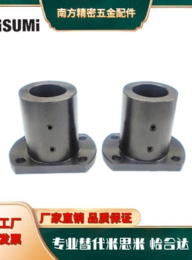 STHCBNL STHCNL加厚加长45钢止动螺丝型导向轴支座方法兰固定座