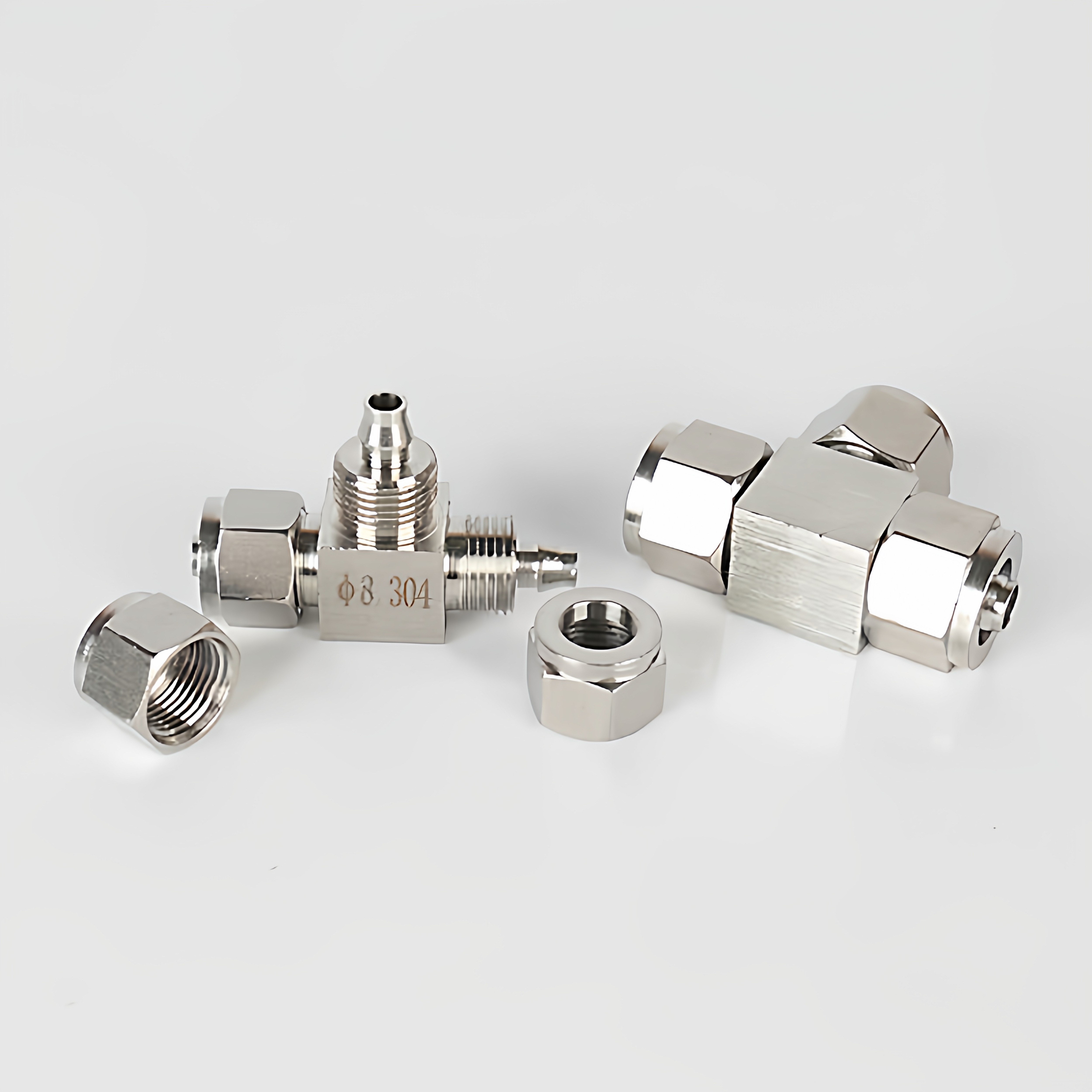 橡皮管用接头快拧三通MC