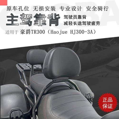 豪爵TR300主驾后靠背护腰