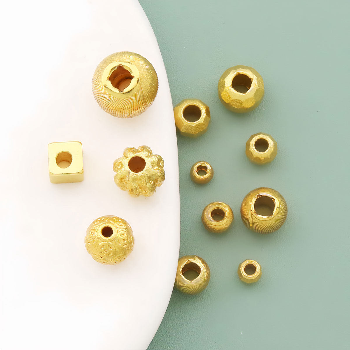 小隔珠猫眼珠diy饰品配件手工串珠手链项链吊坠材料配饰批发