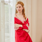 11201 外披奢华2件套春夏新款 Rosemaid 罗丝美桑蚕丝镶蕾丝吊带