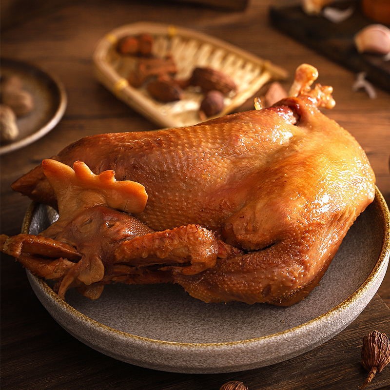 正宗道口烧鸡河南滑县特产整只真空包装熟食即食卤味肉类零食