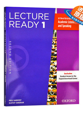 英文原版 LECTURE READY 2E 1 SB牛津学术英语教材 LECTURE READY系列1 学习口语演说技巧 英文版