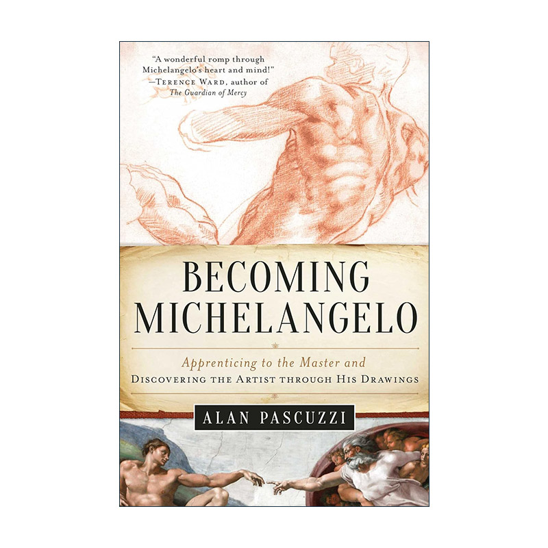 英文原版 Becoming Michelangelo 米开朗基罗的成才之路 英文版 进口英语原版书籍