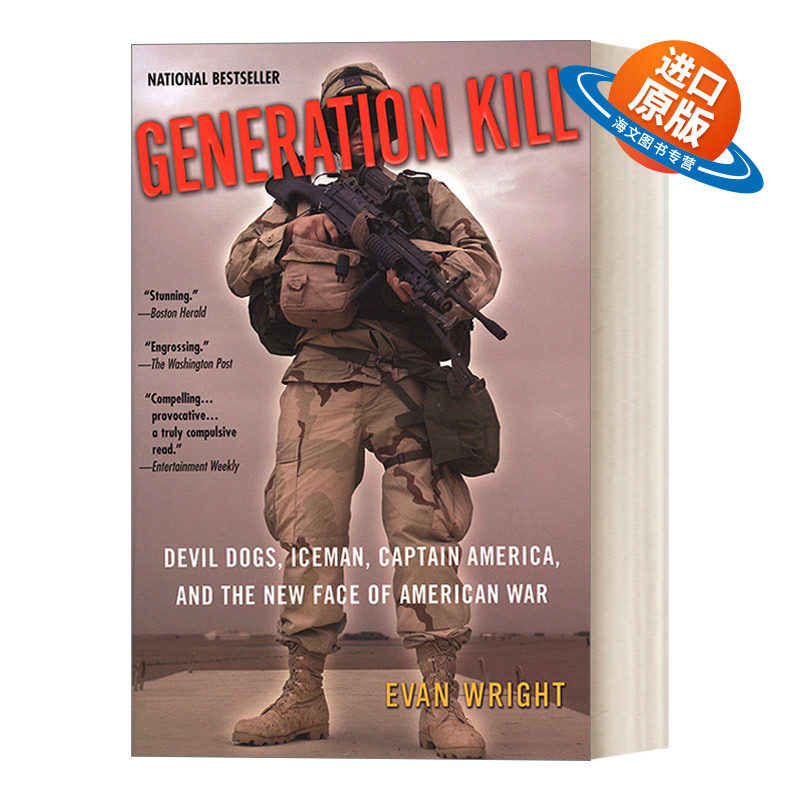 英文原版 Generation Kill 杀戮一代 豆瓣高分推荐 HBO同名美剧原著 历史传记 Evan Wright 英文版 进口英语原版书籍