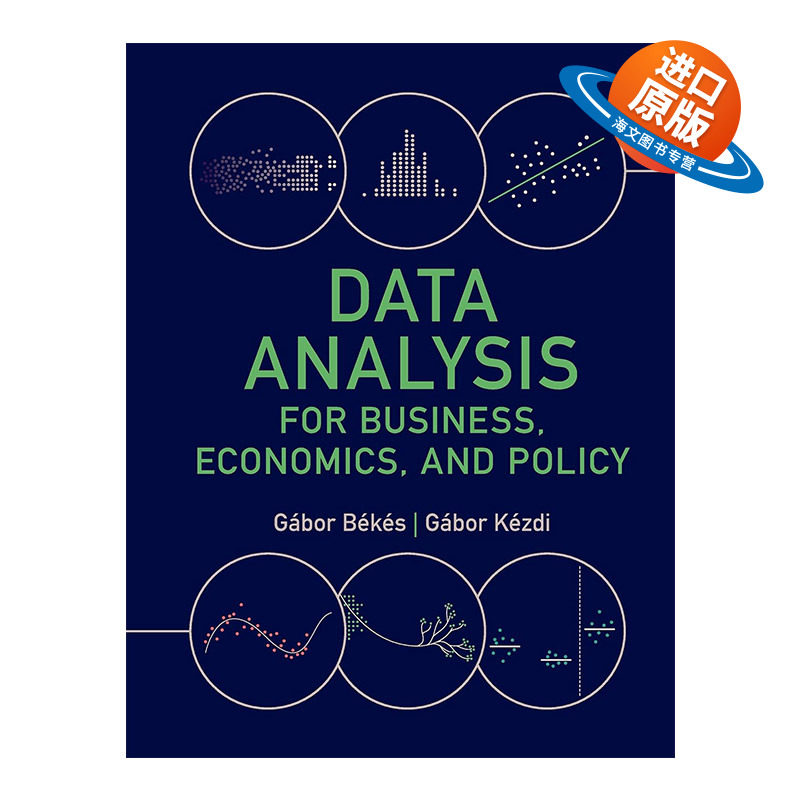 英文原版 Data Analysis for Business Economics and Policy 商业 经济和政策数据分析 英文版 进口英语原版书籍