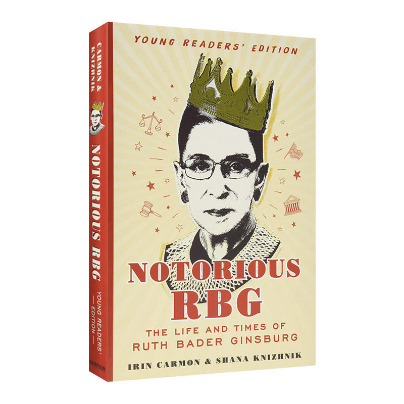 英文原版 notorious rbg 异见时刻 声名狼藉的金斯伯格大法官 精装