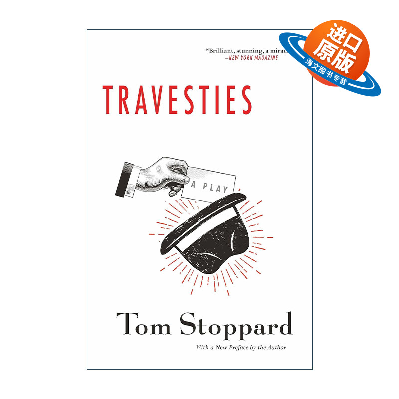 英文原版 Travesties 戏谑 戏剧 Tom Stoppard汤姆·斯托帕 英文版 进口英语原版书籍