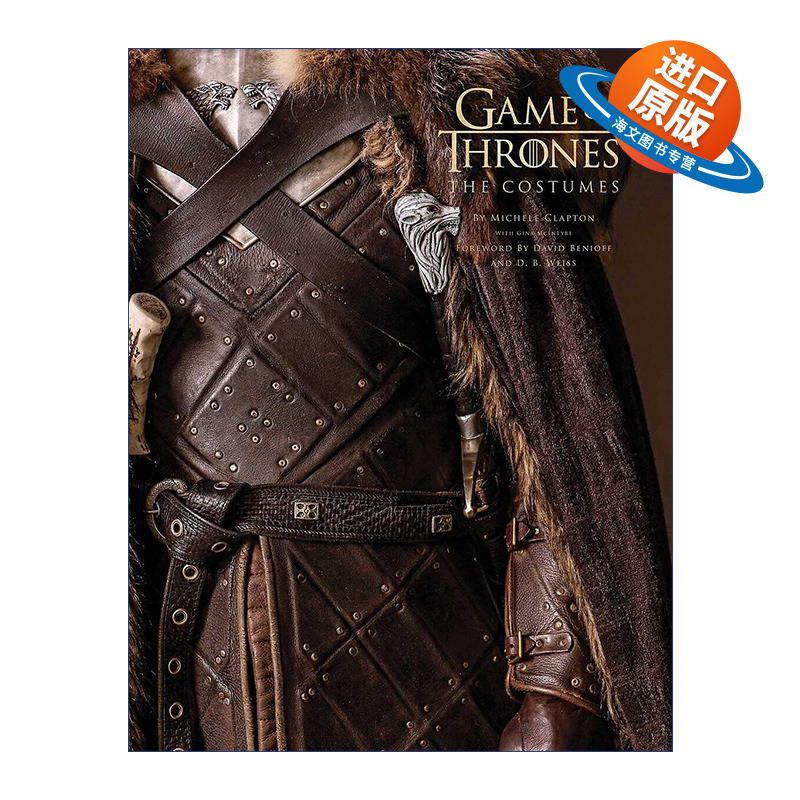 英文原版 Game of Thrones 冰与火之歌 权力的游戏1-8季服装设定集 精装艺术画册 英文版 进口英语原版书籍