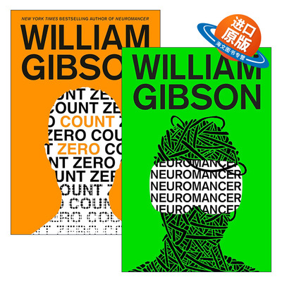 英文原版 Sprawl Trilogy 神经漫游者系列2册 William Gibson威廉·吉布森 英文版 进口英语原版书籍