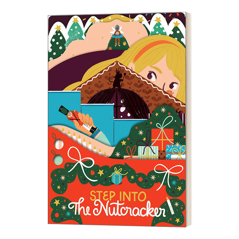 英文原版绘本 the nutcracker 胡桃夹子 纸板书 英文版 进口英语原版