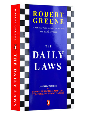 英文原版 The Daily Laws 日常法则 关于权力 诱惑 把控 战略和人性的366条沉思录 Robert Greene英文版 进口英语原版书籍