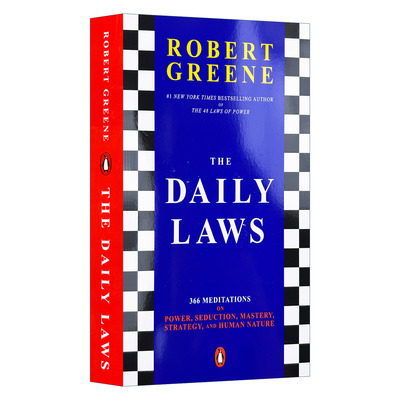 英文原版 The Daily Laws 日常法则 关于权力 诱惑 把控 战略和人性的366条沉思录 Robert Greene英文版 进口英语原版书籍