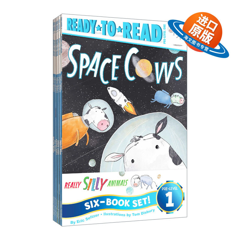 英文原版 Really Silly Animals Ready-to-Read Value Pack 蠢萌的动物们6册套装 动物知识科普 英文版 进口英语原版书籍
