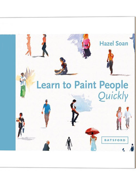 英文原版 Learn to Paint People Quickly 快速学习人物绘画 水彩油画教学 精装 英文版 进口英语原版书籍
