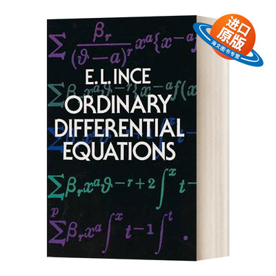 英文原版 Ordinary Differential Equations 常微分方程 Dover数学 英文版 进口英语原版书籍