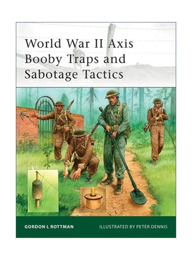 英文原版 World War II Axis Booby Traps and Sabotage Tactics 二战轴心国陷阱与破坏装置战术 军事精锐系列 进口英语原版书籍