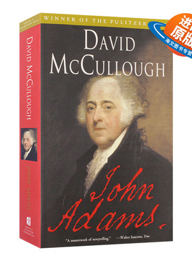 英文原版 John Adams 约翰亚当斯传记 美国第二任总统 普利策奖 大卫麦卡洛 David McCullough 普利策文学奖传记类获奖作品 英文版