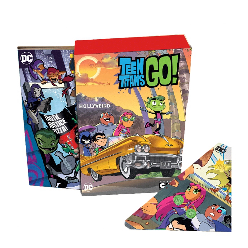 英文原版 Teen Titans Go! vs. Teen Titans Go! Box Set DC漫画新版少年泰坦出击大战少年泰坦4册盒装英文版