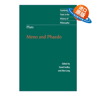 英文原版 Plato Meno and Phaedo 柏拉图 美诺篇 斐多篇 剑桥哲学史文本系列 英文版 进口英语原版书籍