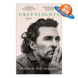 英文原版 Greenlights 马修麦康纳自传 绿灯 英文版 进口英语原版书籍