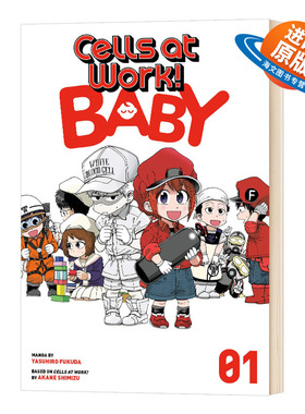 英文原版 Cells At Work! Baby 1 工作细胞 婴儿篇1 漫画 英文版