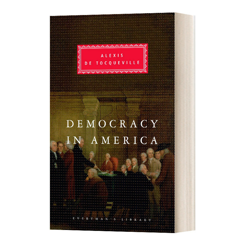 英文原版 democracy in america 论美国的民主 托克维尔 everyman精装