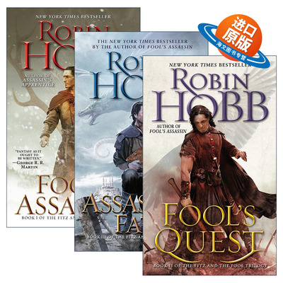 英文原版 Fitz and the Fool trilogy蜚滋与弄臣三部曲简装系列 套装3册 奇幻小说 英文版 进口英语原版书籍