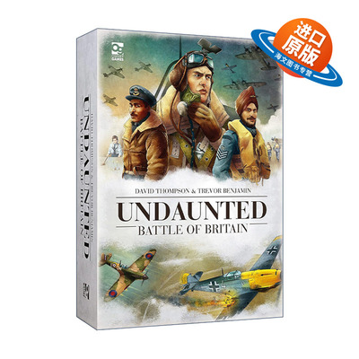 英文原版 Undaunted Battle of Britain 无畏 不列颠战役 双人战争卡牌游戏 英文版 进口英语原版书籍