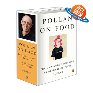 英文原版 Pollan on Food Boxed Set 杂食者的两难 为食物辩护 烹 三册盒装套装 Michael Pollan 英文版 进口英语原版书籍