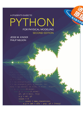 英文原版 A Student's Guide to Python for Physical Modeling Python物理建模初学者指南 第二版 Jesse M. Kinder 进口英语书籍