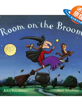 英文原版 Room on the Broom 女巫扫帚排排坐 Julia Donaldson 茱莉亚唐纳森 儿童绘本 万圣节主题 英文版 进口英语原版书籍