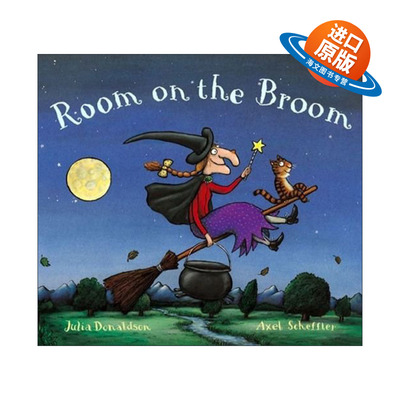 英文原版 Room on the Broom 女巫扫帚排排坐 Julia Donaldson 茱莉亚唐纳森 儿童绘本 万圣节主题 英文版 进口英语原版书籍