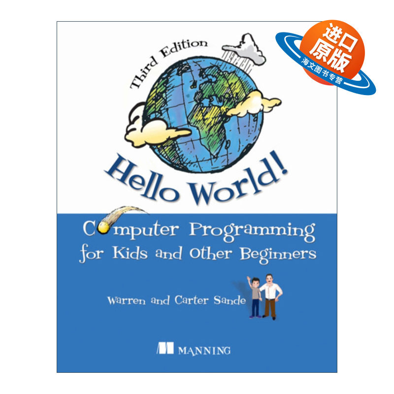 英文原版 Hello World! 父与子的编程之旅 与小卡特一起学Python 第3版 英文版 进口英语原版书籍