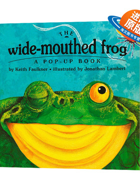 英文原版绘本 The Wide Mouthed Frog 大嘴蛙 A Pop-Up Book 英文版 进口英语原版书籍儿童外文书