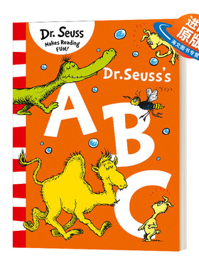 英文原版 DR.SEUSS Dr. Seuss's ABC 苏斯博士的ABC 蓝色系列绘本 英文版 进口英语原版书籍儿童外文书