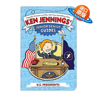 英文原版 U.S. Presidents 美国总统 活动式知识问答 Ken Jennings' Junior Genius Guides系列 英文版 进口英语原版书籍
