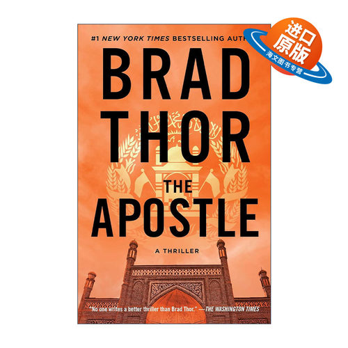 英文原版 The Apostle 使徒 特工斯科特系列 悬疑小说 英文版 进口英语原版书籍