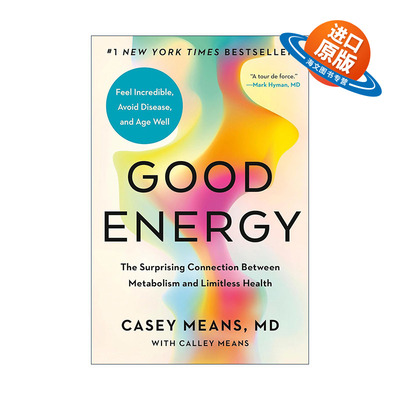 英文原版 Good Energy 好的能量 新陈代谢与无限健康间的惊人联系 Casey Md Means 精装 英文版 进口英语原版书籍
