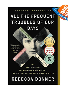 英文原版 All the Frequent Troubles of Our Days 我们生活中常见的烦恼 美国国家书评人协会奖 英文版 进口英语原版书籍