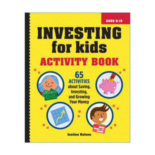 英文原版 Investing for Kids Activity Book 儿童投资理财指南活动书 让孩子们了解金钱 英文版 进口英语原版书籍