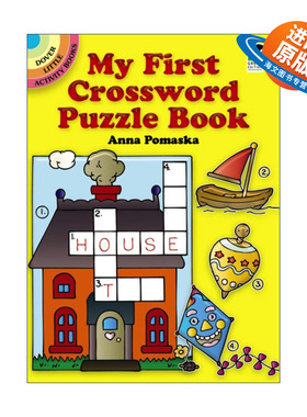 英文原版 My First Crossword Puzzle Book 我的第一本填字游戏书 英文版 进口英语原版书籍