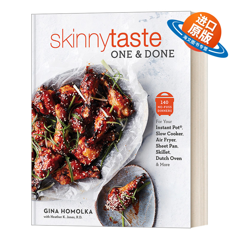 英文原版 Skinnytaste One and Done 为您的即食锅 慢炖锅 空气炸锅 薄板锅 煎锅 荷兰烤箱等提供140顿轻松晚餐 食谱 进口英语书籍