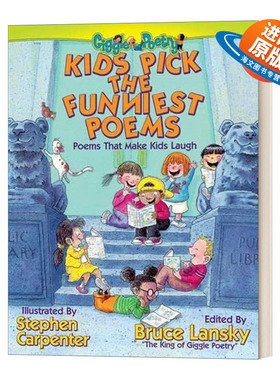 英文原版 Kids Pick The Funniest Poems  孩子们挑选的最有趣的诗  精装 英文版 进口英语原版书籍