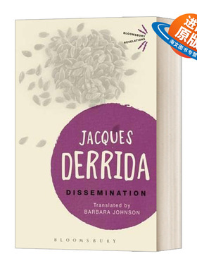 英文原版 Dissemination 播撒 雅克·德里达 英文版 进口英语原版书籍
