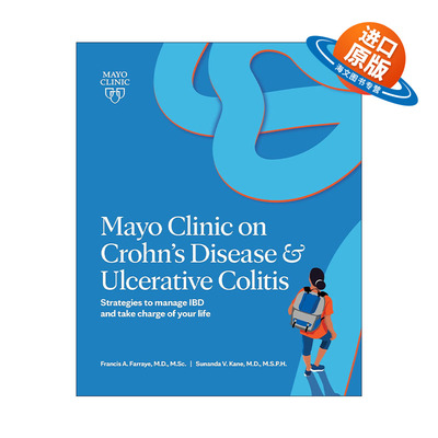 英文原版 Mayo Clinic on Crohn's Disease & Ulcerative Colitis 梅奥克罗恩病与溃疡性结肠炎指南 IBD 治疗 改善 进口英语书籍