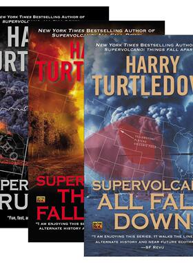 英文原版 Supervolcano 超级火山系列1-3册 科幻小说 雨果奖得主Harry Turtledove 英文版 进口英语原版书籍