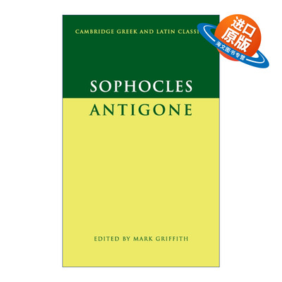 英文原版 Sophocles: Antigone 索福克勒斯 安提戈涅 剑桥希腊拉丁语经典系列 原文加学者注释 英文版 进口英语原版书籍