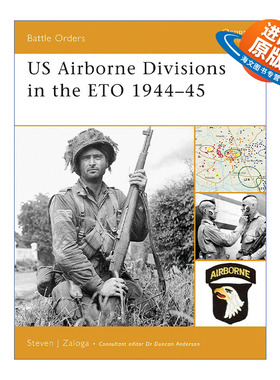英文原版 US Airborne Divisions in the ETO 1944–45 二战欧洲战区美国空降部队 1944-1945 作战序列系列 进口英语原版书籍